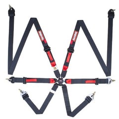 Kies-Motorsports Racequip RaceQuip Black FIA CAMLOCK 6pt 2in Pull Up Lap FHR