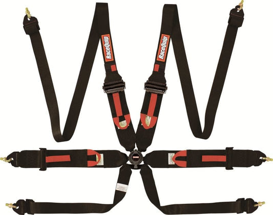 Kies-Motorsports Racequip RaceQuip Black FIA CAMLOCK 6pt Pull Up Lap FHR