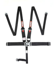 Kies-Motorsports Racequip RaceQuip Black L & L 5pt HNR Seat Belt