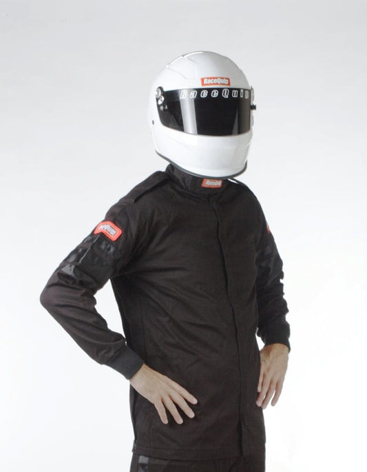 Kies-Motorsports Racequip RaceQuip Black SFI-1 1-L Jacket - Medium Tall