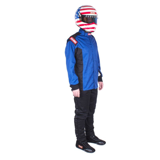 Kies-Motorsports Racequip RaceQuip Blue Chevron-1 Jacket - Large