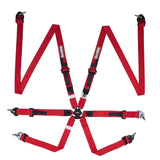 Kies-Motorsports Racequip RaceQuip Red FIA CAMLOCK 6pt 2in Pull Up Lap FHR