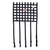 Kies-Motorsports Racequip RaceQuip Ribbon Style Race Car Window Net w/1In Mounting Straps / SFI 27.1 Certified Blk 15 H X 18 W
