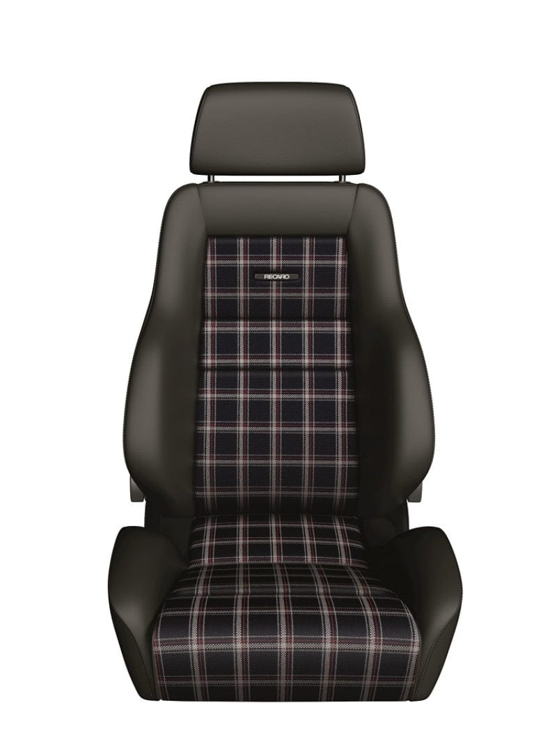 Kies-Motorsports Recaro Recaro Classic LS Seat - Black Leather/Classic Checkered Fabric