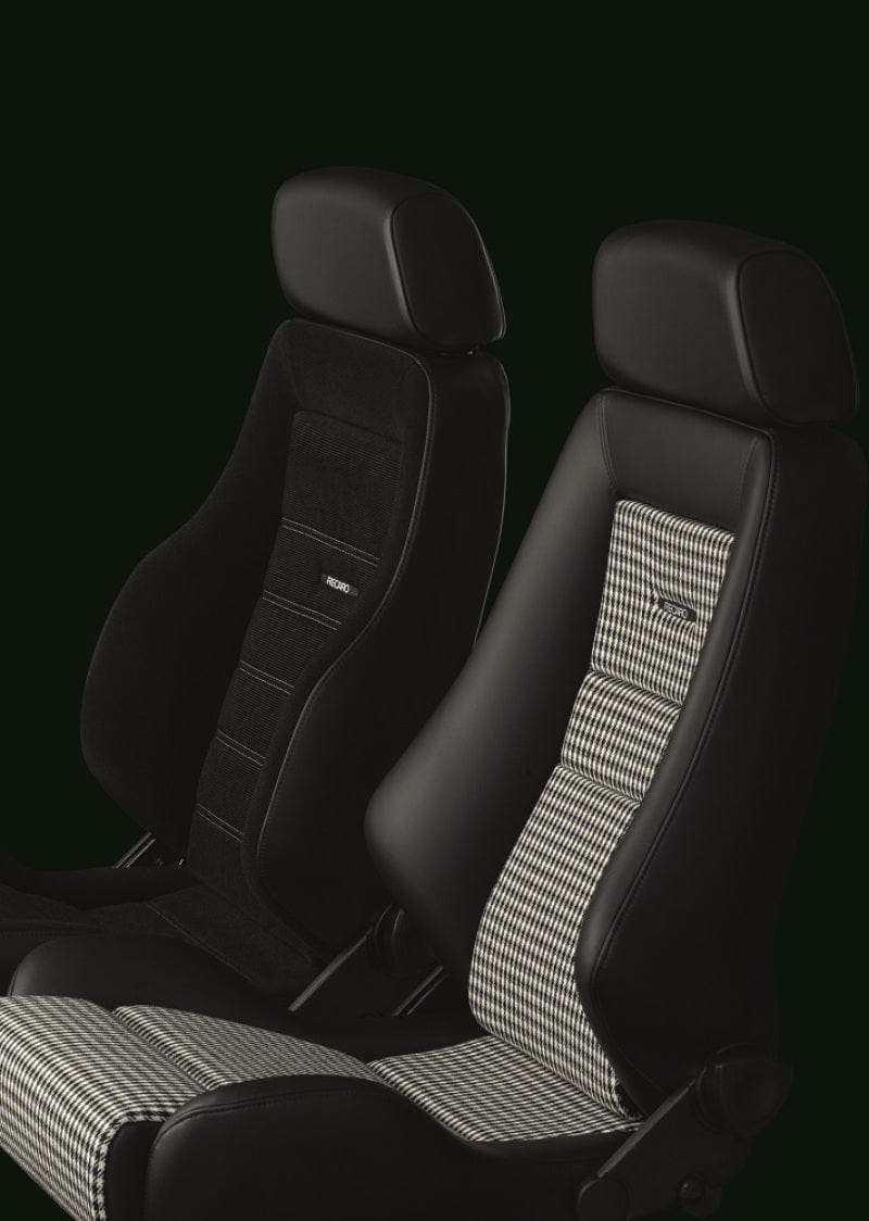Kies-Motorsports Recaro Recaro Classic LS Seat - Black Leather/Classic Checkered Fabric