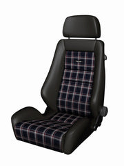 Kies-Motorsports Recaro Recaro Classic LX Seat - Black Leather/Classic Checkered Fabric