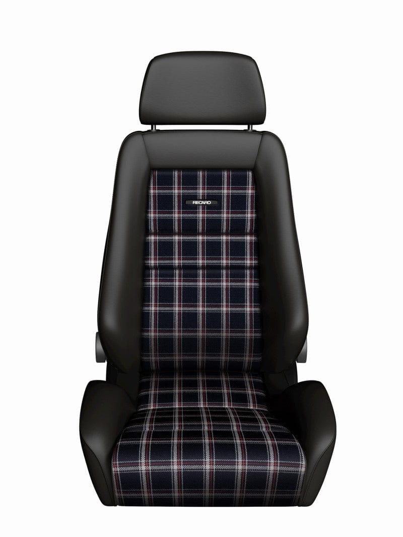 Kies-Motorsports Recaro Recaro Classic LX Seat - Black Leather/Classic Checkered Fabric