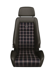 Kies-Motorsports Recaro Recaro Classic LX Seat - Black Leather/Classic Checkered Fabric