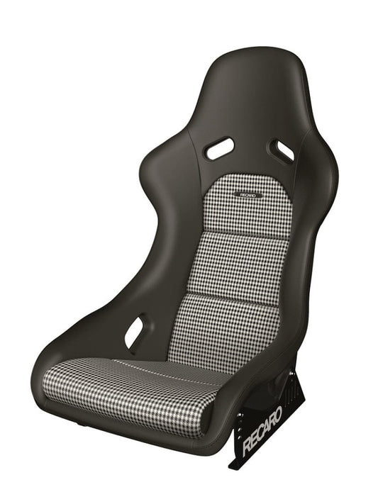 Kies-Motorsports Recaro Recaro Classic Pole Position ABE Seat - Black Leather/Pepita Fabric