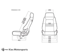 Kies-Motorsports Recaro Recaro Specialist S Seat - Black Leather/Black Leather