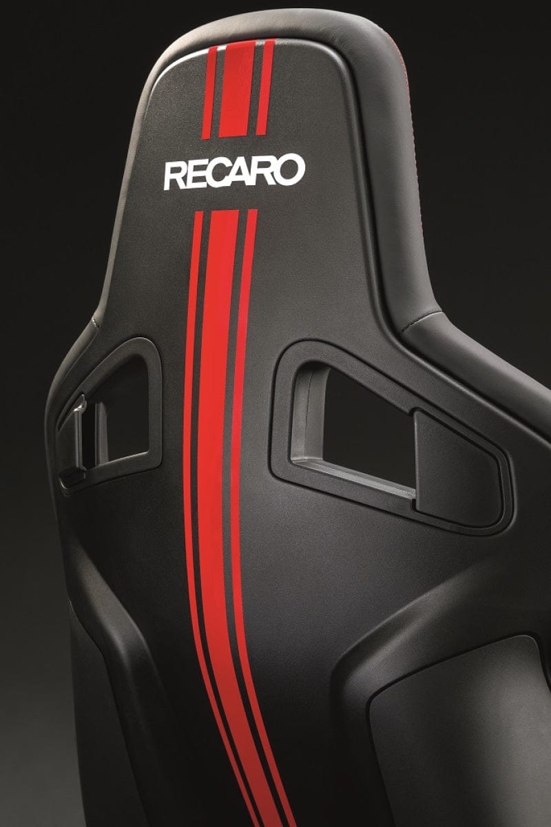 Kies-Motorsports Recaro Recaro Sportster CS Nurburgring Edition Driver Seat - Black/Red Leather/Black Leather