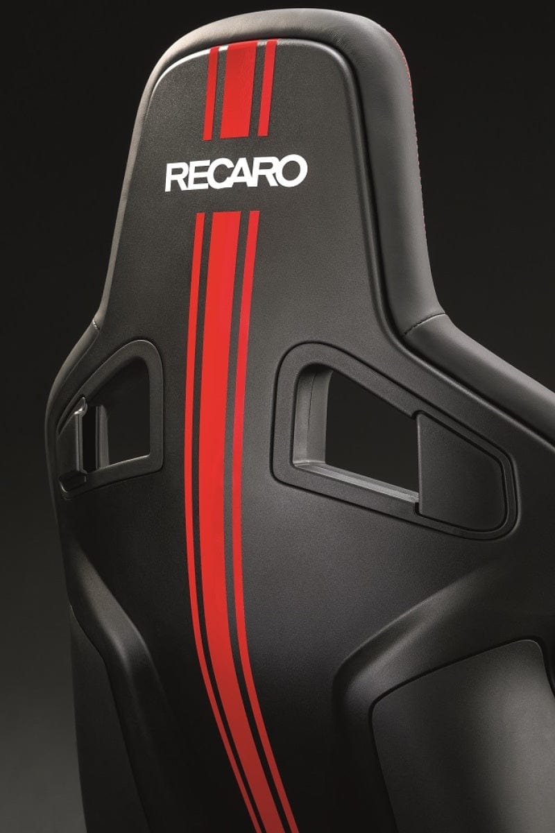 Kies-Motorsports Recaro Recaro Sportster CS Nurburgring Edition Passenger Seat - Black/Red Leather/Black Leather
