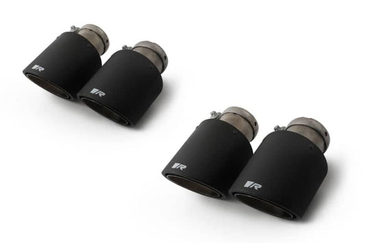 Kies-Motorsports Remus Remus Carbon 102mm Angled Titanium Internals Tail Pipe Set (Quad Tips)