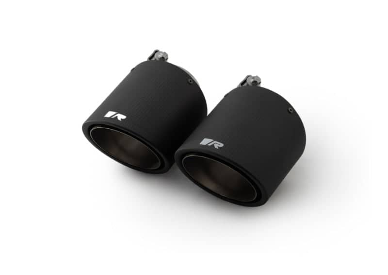 Kies-Motorsports Remus Remus Carbon 102mm Short Style Angled w/Titanium Internals Tail Pipe Set (Pair)
