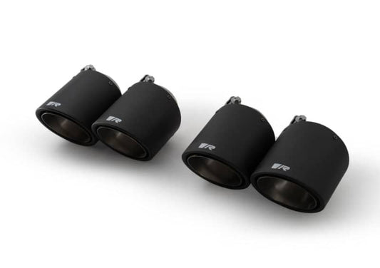 Kies-Motorsports Remus Remus Carbon 102mm Short Style Angled w/Titanium Internals Tail Pipe Set (Quad Tips)