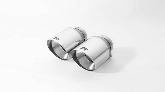 Kies-Motorsports Remus Remus Stainless Steel 102mm Short Style Straight Chrome Tail Pipe Set (Pair)