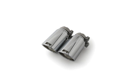 Kies-Motorsports Remus Remus Stainless Steel 84mm Angled Rolled Edge Chrome Tail Pipe Set (Pair)