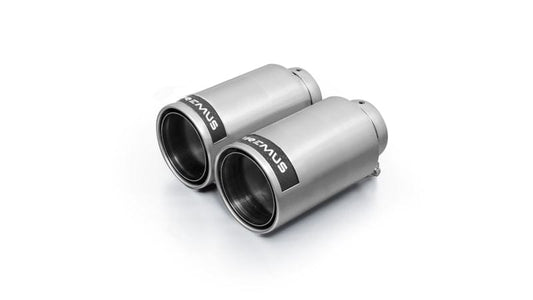 Kies-Motorsports Remus Remus Stainless Steel 98mm Polished w/Carbon Insert Tail Pipe Set (Pair)