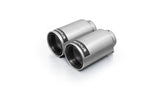 Kies-Motorsports Remus Remus Stainless Steel 98mm Polished w/Carbon Insert Tail Pipe Set (Pair)