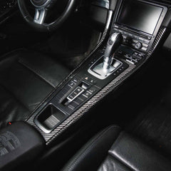 Kies-Motorsports Rennline Porsche 991.1/991.2/981/718 CARBON FIBER CENTER CONSOLE SURROUND