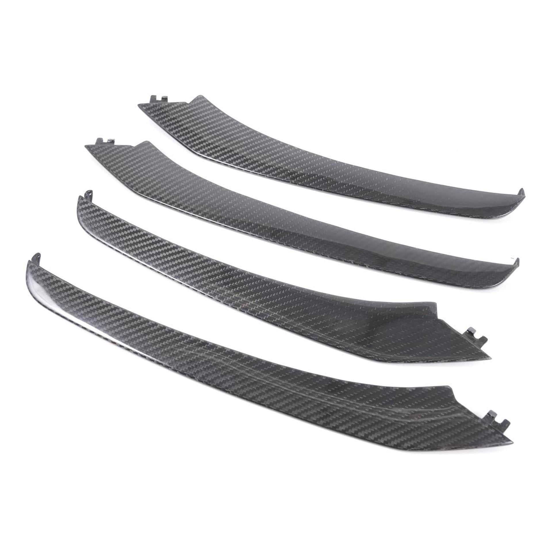 Kies-Motorsports Rennline Porsche 991.1 / Carrera S CARBON FIBER FRONT AIR DUCT SPLITTERS - FRONT GRILL BLADES Main image