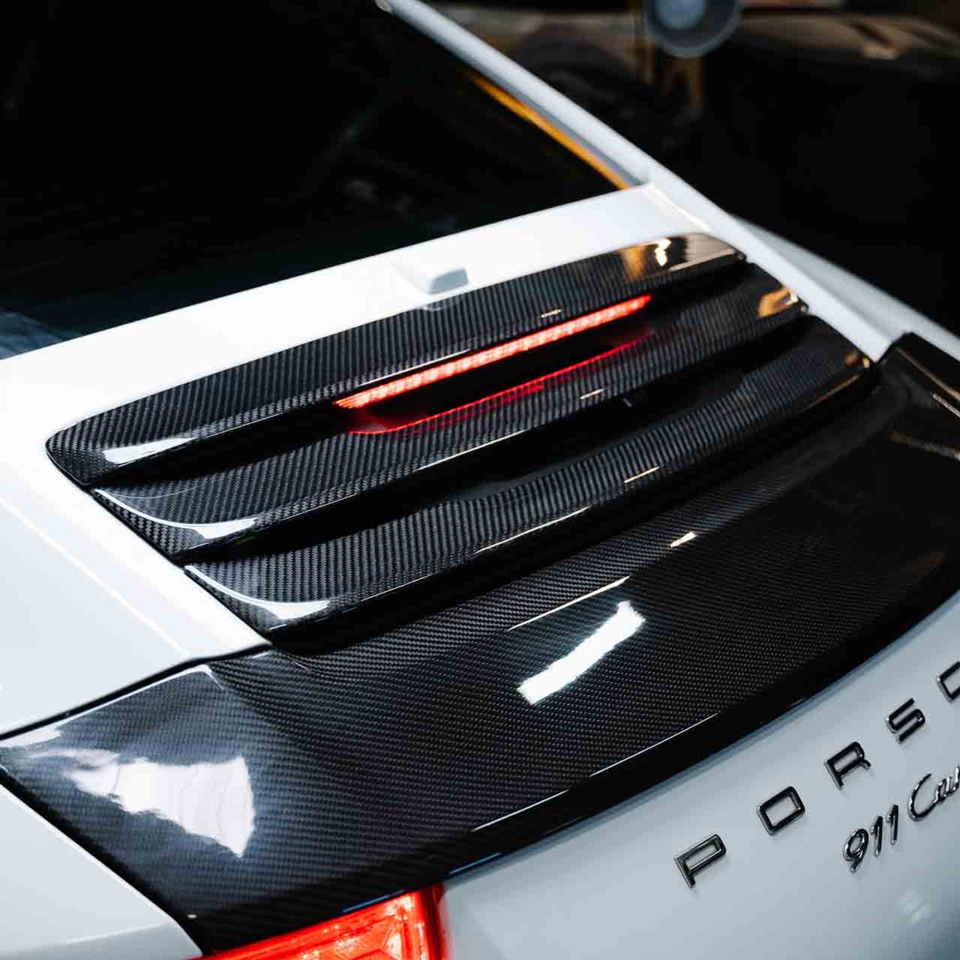 Kies-Motorsports Rennline Porsche 991.1 Excluding Turbo/Turbo S/GTS/Anniversary/GT3/GT3RS CARBON FIBER REPLACEMENT REAR LOUVERS