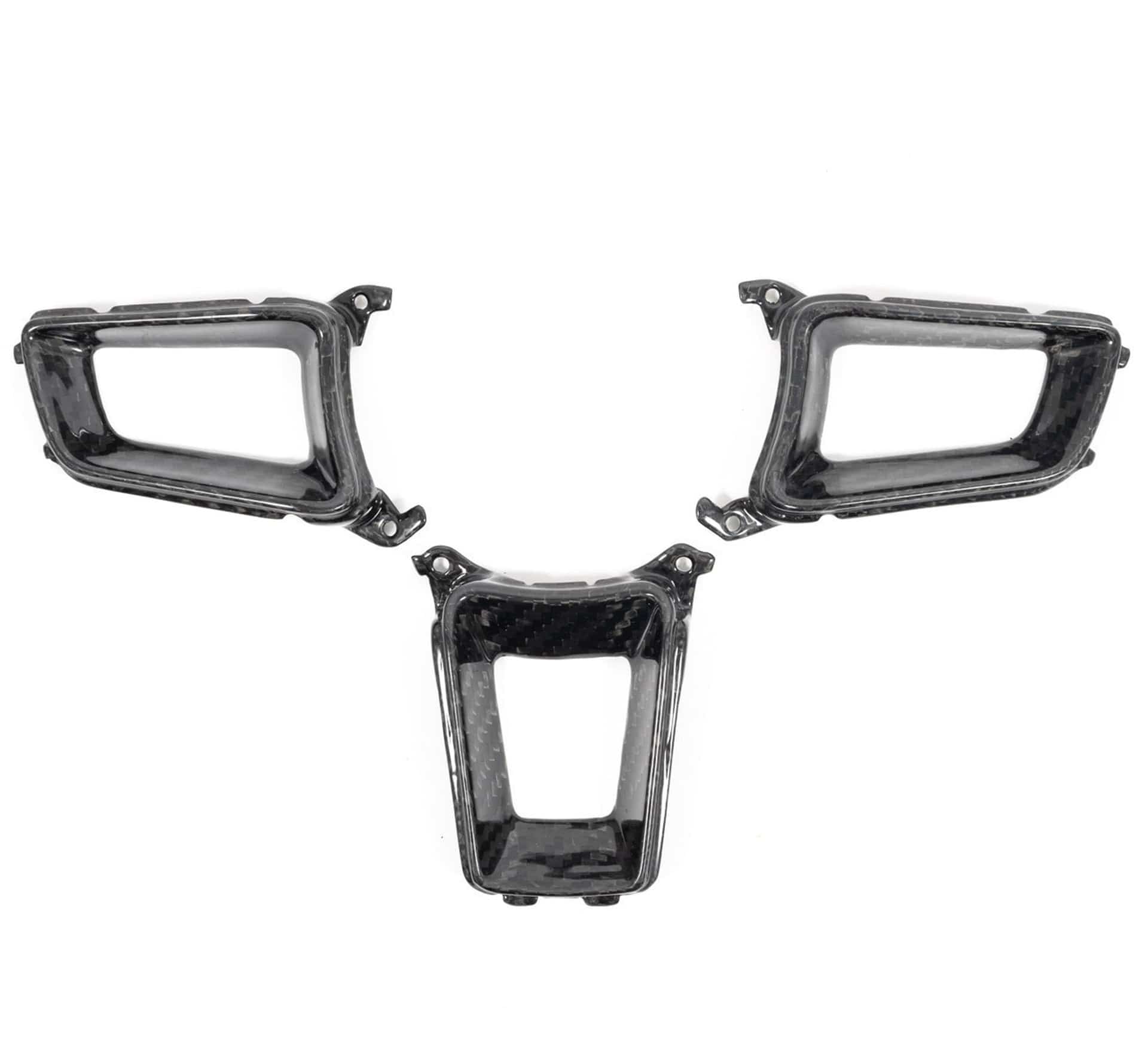 RENNLINE CARBON FIBER STEERING WHEEL INSERT Secondary image