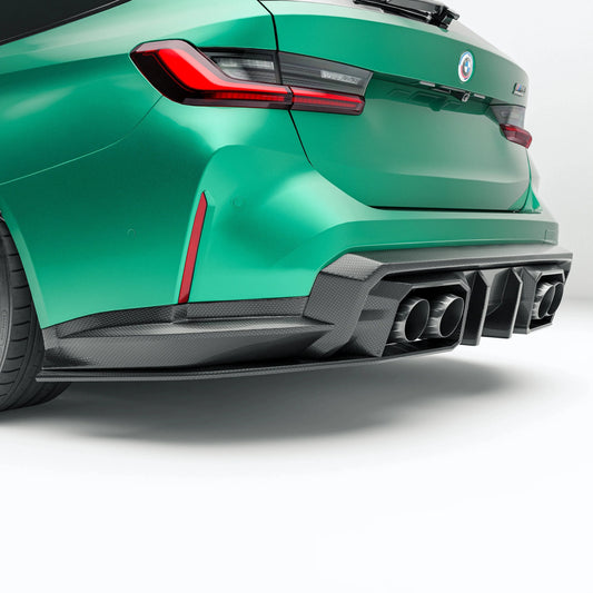 Kies-Motorsports Revozport Revozport 6 Pieces Carbon Fiber Rear Diffuser for BMW G80 G81 M3 2021-2024