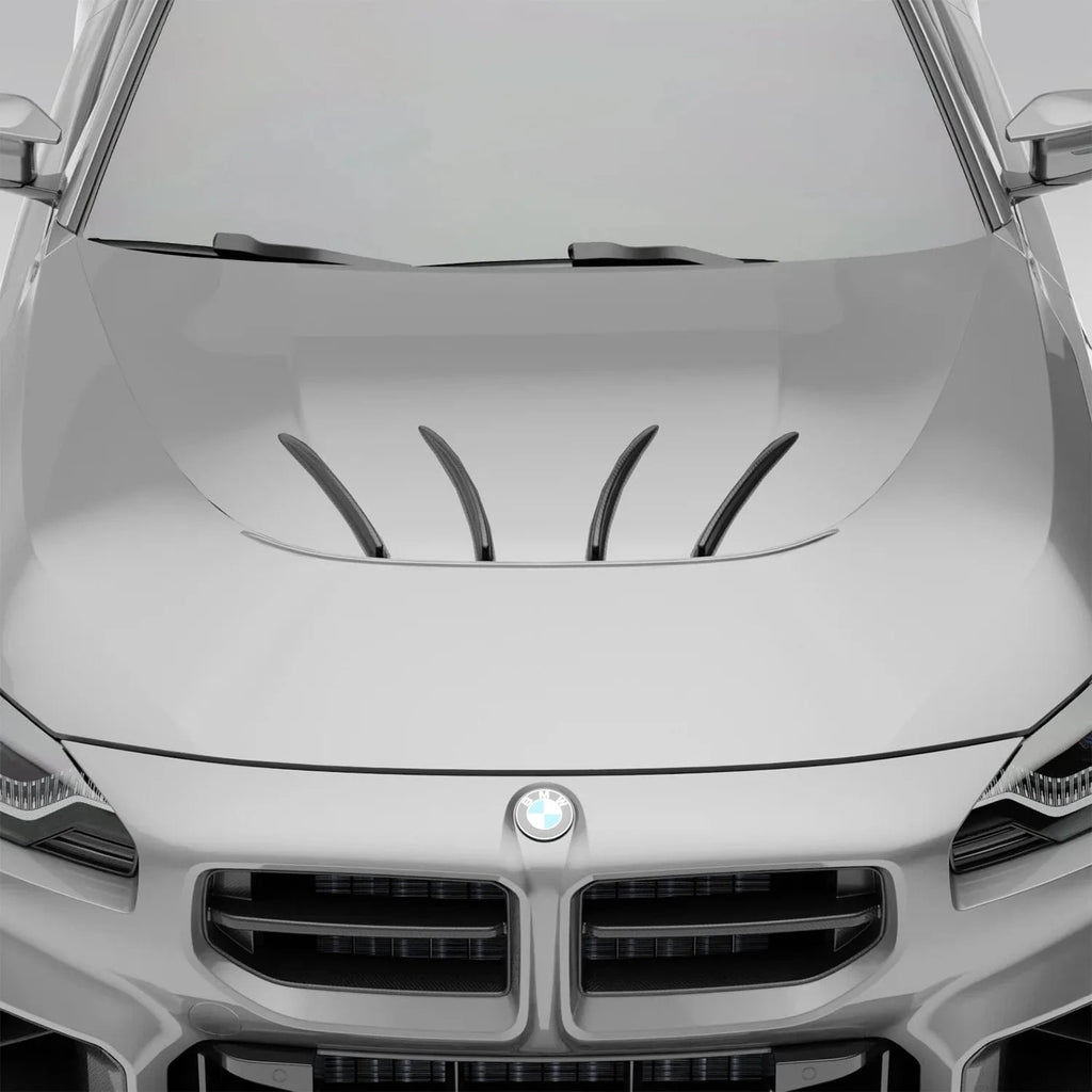 Kies-Motorsports Revozport Revozport BMW  M2  G87  Carbon  Fiber  Hood Strakes