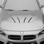 Kies-Motorsports Revozport Revozport BMW  M2  G87  Carbon  Fiber  Hood Strakes