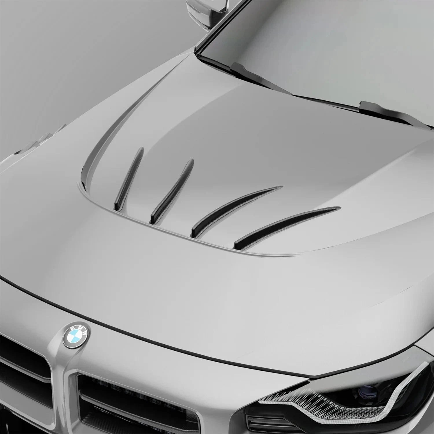 Kies-Motorsports Revozport Revozport BMW  M2  G87  Carbon  Fiber  Hood Strakes
