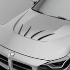 Kies-Motorsports Revozport Revozport BMW  M2  G87  Carbon  Fiber  Hood Strakes