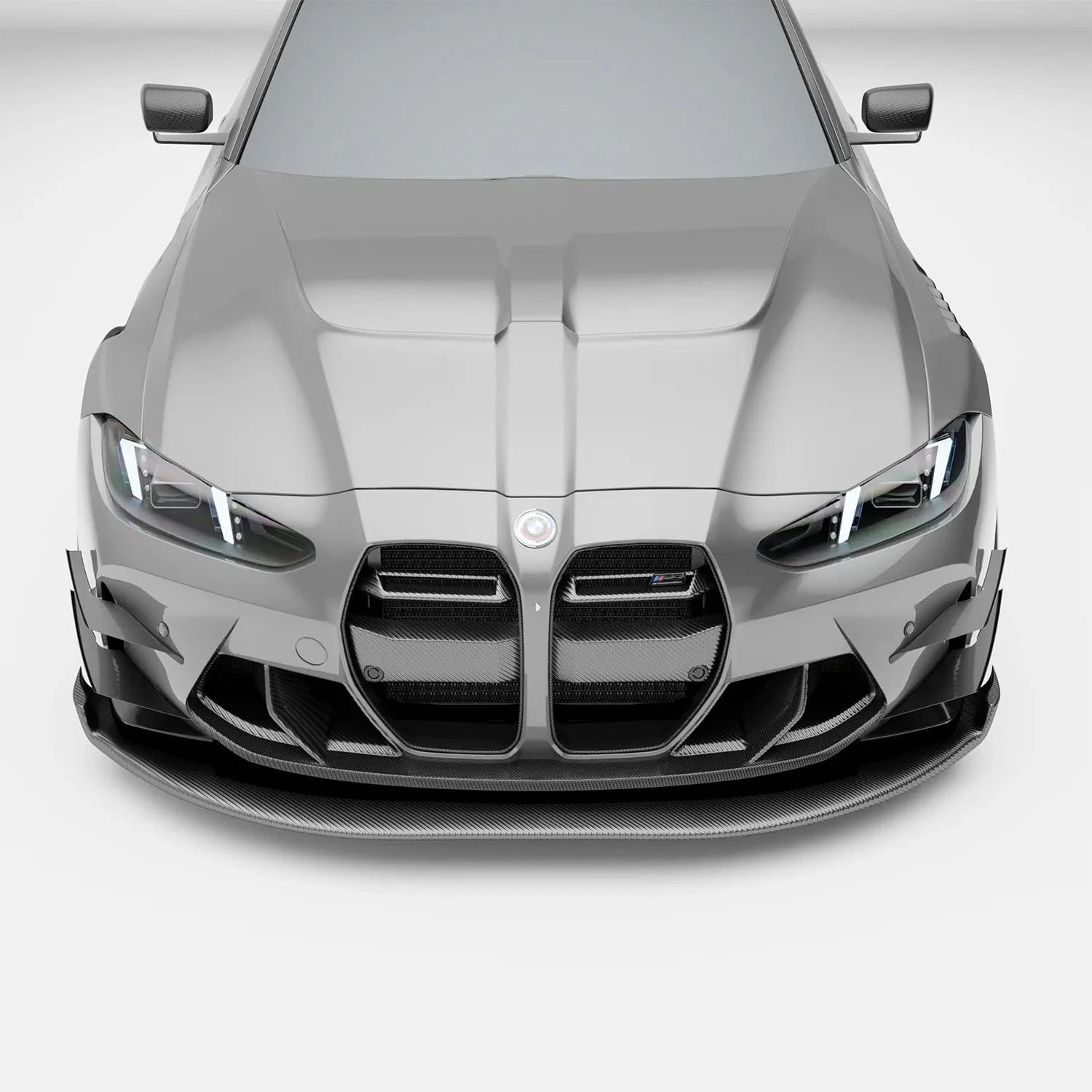Kies-Motorsports Revozport Revozport Carbon Fiber Front Air Dam for BMW G80 G81 M3 G82 G83 M4 2021-2024