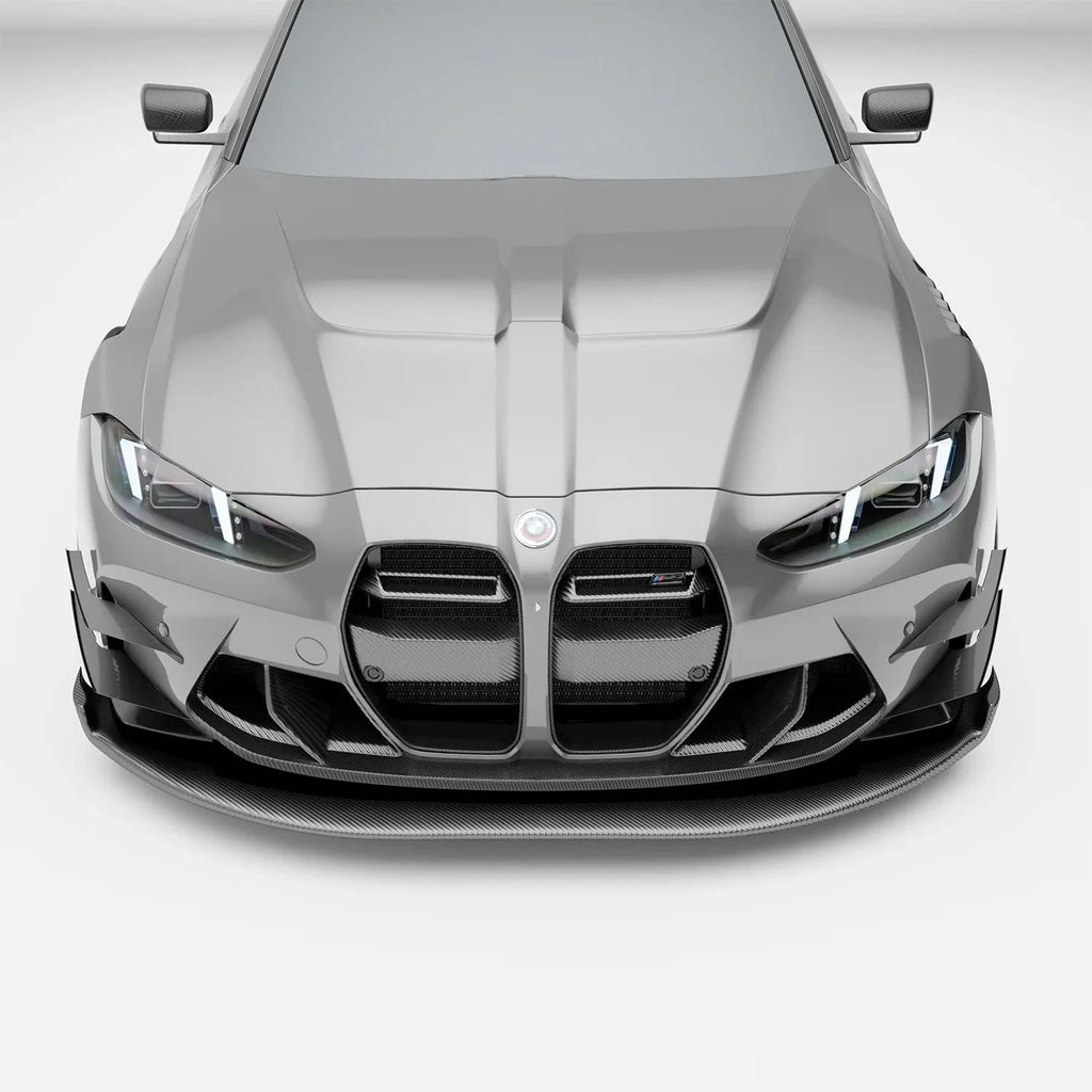 Kies-Motorsports Revozport Revozport Carbon Fiber Front Air Dam for BMW G80 G81 M3 G82 G83 M4 2021-2024