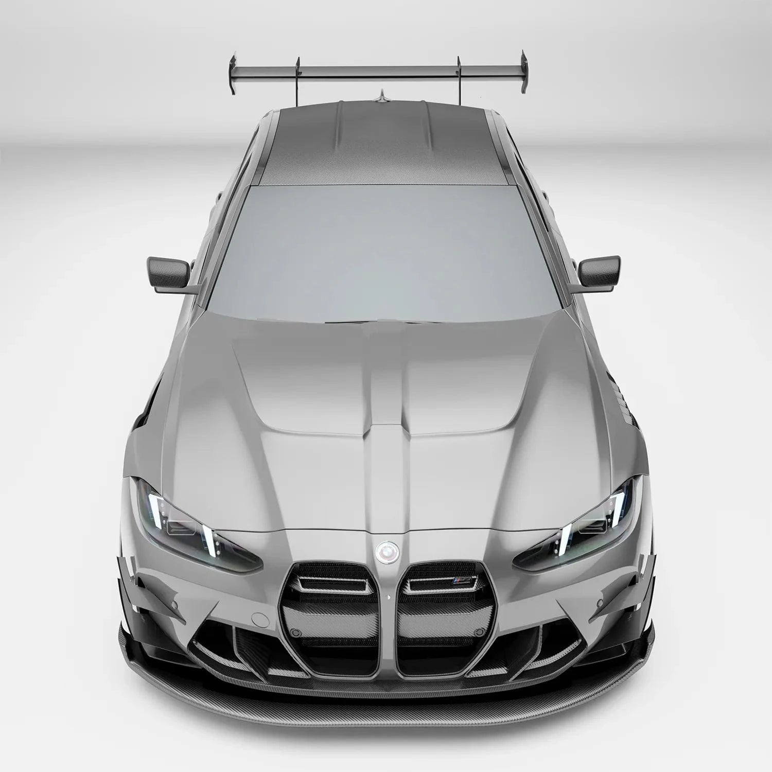 Kies-Motorsports Revozport Revozport Carbon Fiber Front Air Dam for BMW G80 G81 M3 G82 G83 M4 2021-2024