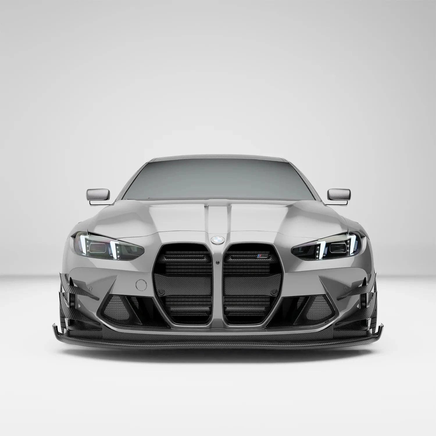 Kies-Motorsports Revozport Revozport Carbon Fiber Front Air Dam for BMW G80 G81 M3 G82 G83 M4 2021-2024
