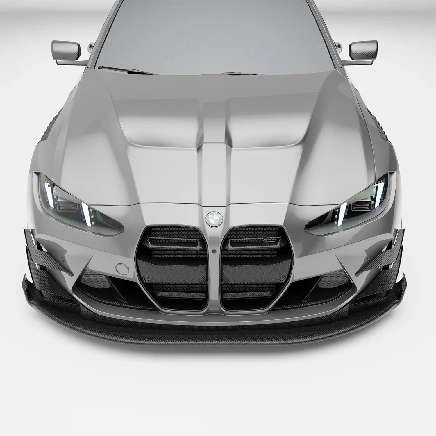 Kies-Motorsports Revozport Revozport Carbon Fiber Front Air Dam for BMW G80 G81 M3 G82 G83 M4 2021-2024