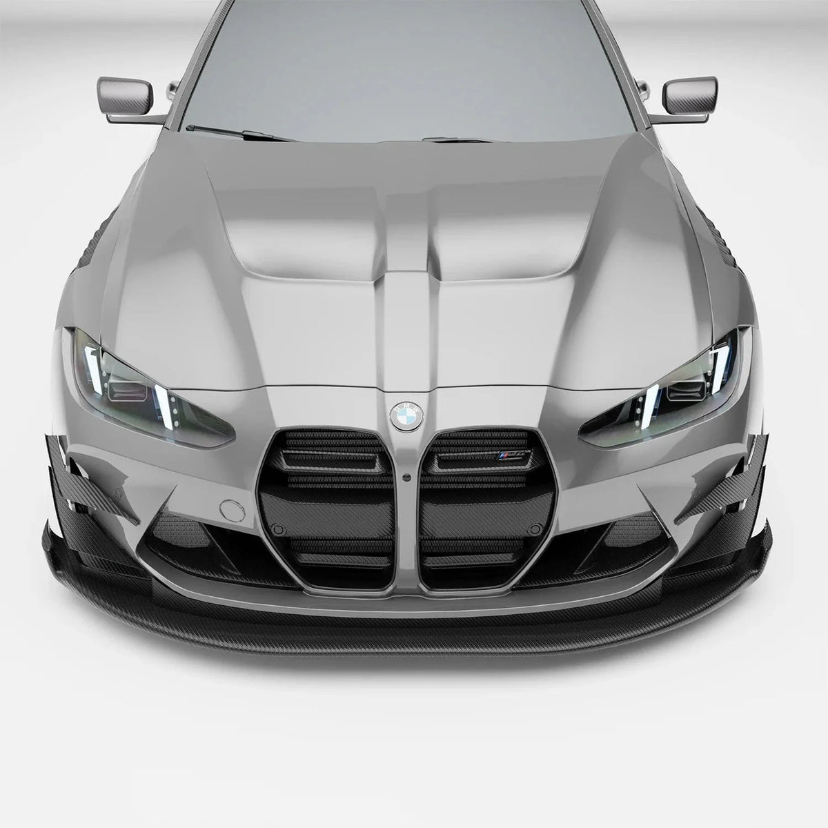 Kies-Motorsports Revozport Revozport Carbon Fiber Front Air Dam for BMW G80 G81 M3 G82 G83 M4 2021-2024