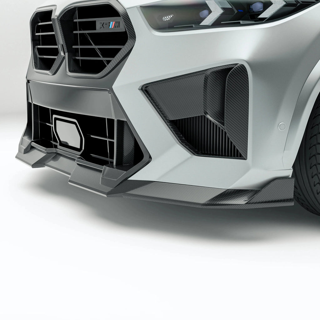 Kies-Motorsports Revozport Revozport   Carbon Fiber Front Bmper Air Intake Covers for BMW X5M F95 X6M F96 LCI (2023+)