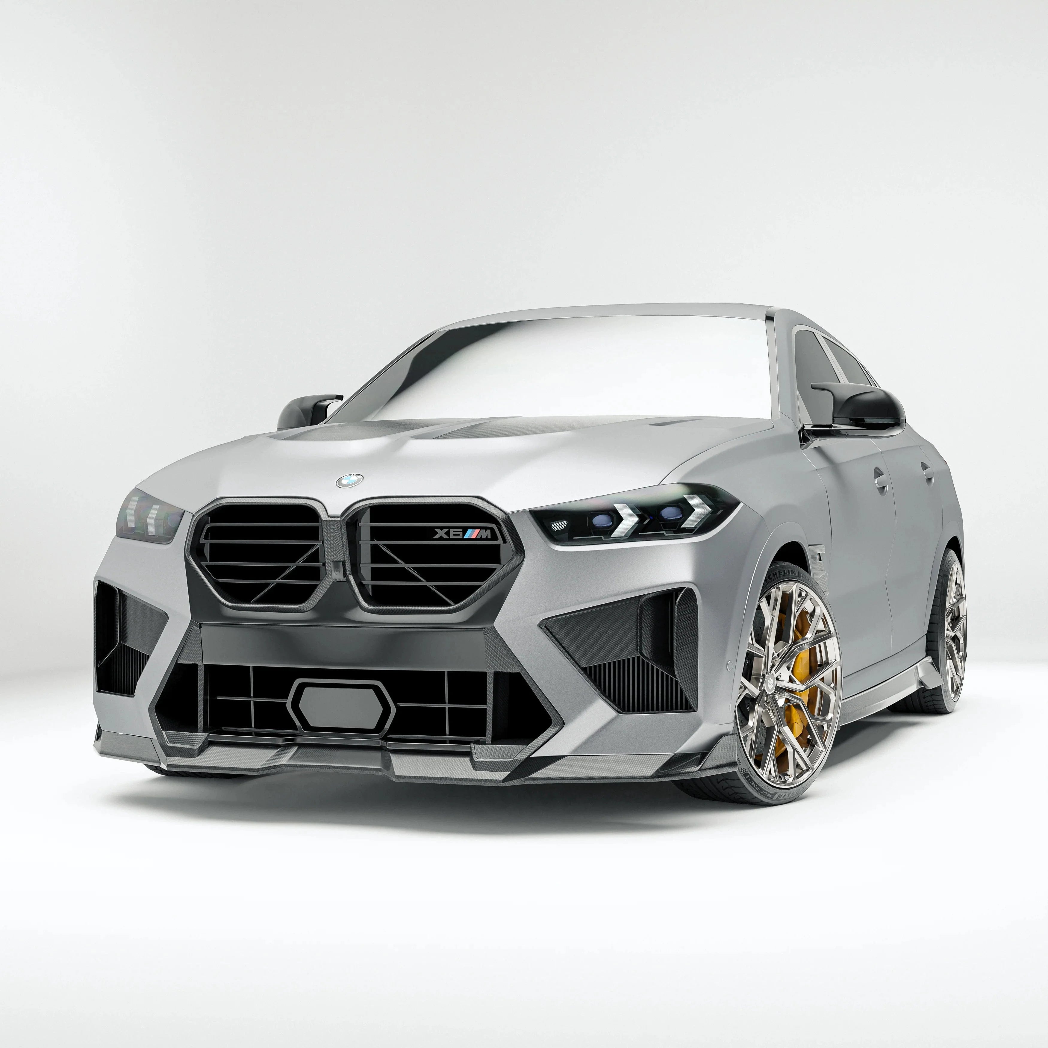 Kies-Motorsports Revozport Revozport  Carbon Fiber Front Bmper Vents for BMW X5M F95 X6M F96 LCI (2023+)