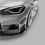 Kies-Motorsports Revozport Revozport   Carbon Fiber Front Bumper Canards for BMW G87 M2