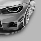 Kies-Motorsports Revozport Revozport   Carbon Fiber Front Bumper Canards for BMW G87 M2