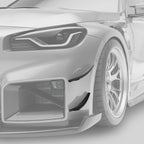 Kies-Motorsports Revozport Revozport   Carbon Fiber Front Bumper Canards for BMW G87 M2