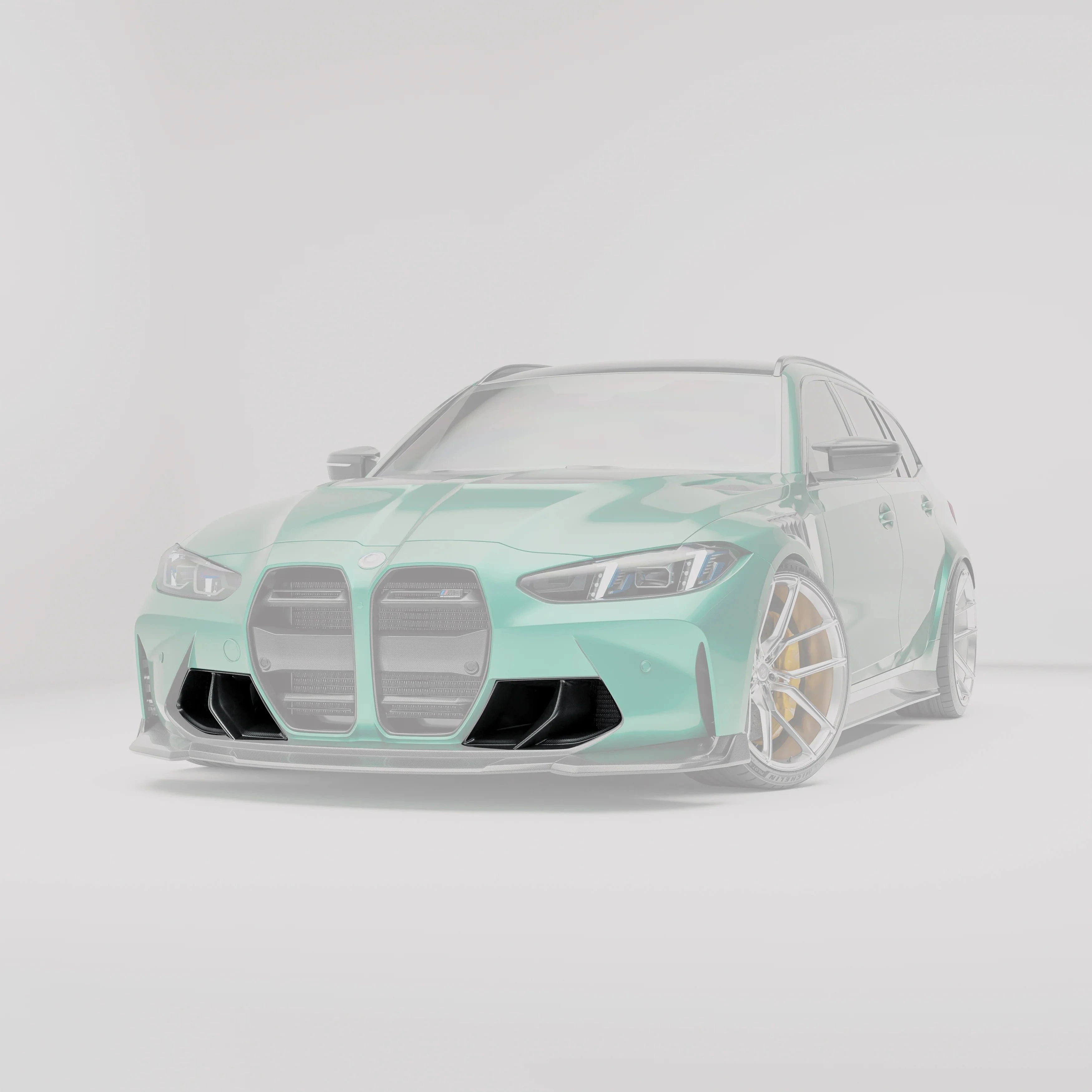 Kies-Motorsports Revozport Revozport Carbon Fiber Front Bumper Vents for BMW G80 G81 M3 G82 G83 M4 2021-2024 Main image