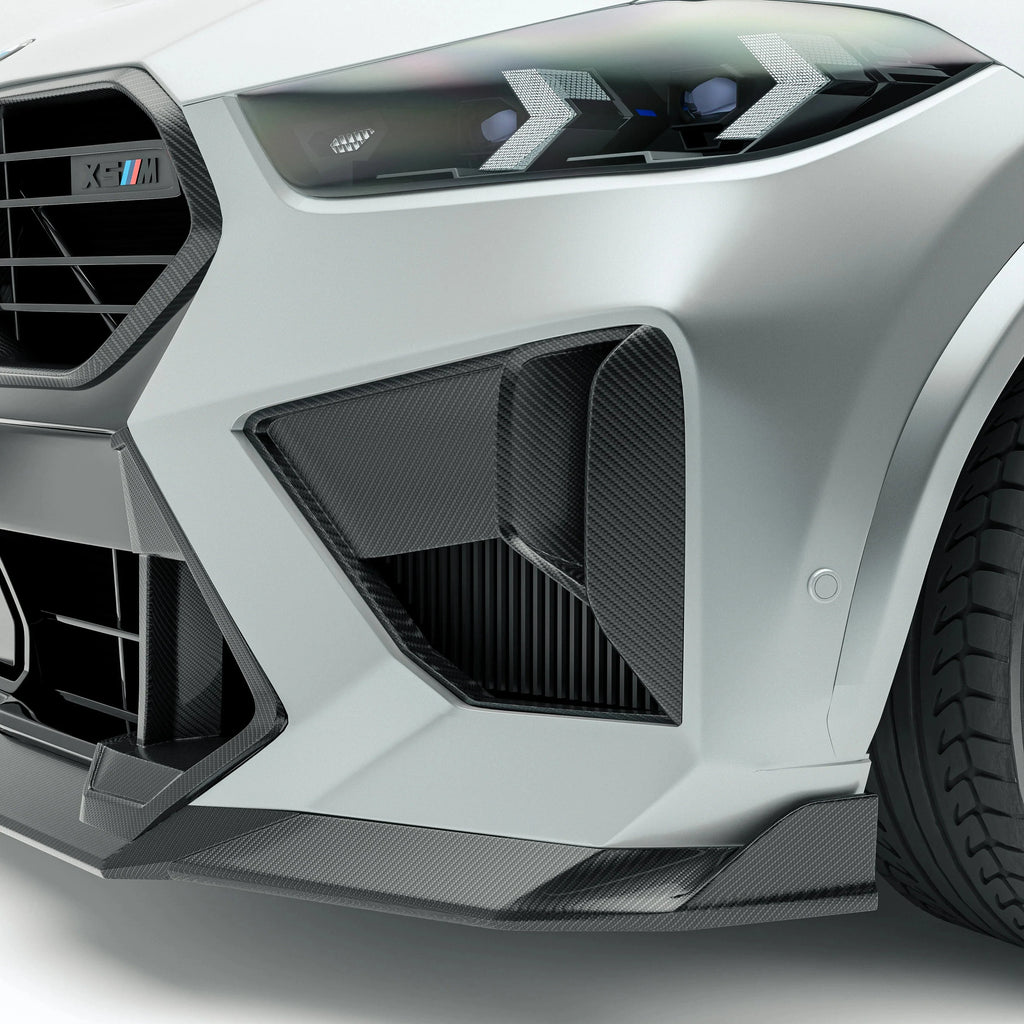 Kies-Motorsports Revozport Revozport   Carbon Fiber Front Bumper Vents for BMW X5M F95 X6M F96 LCI (2023+)
