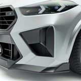 Kies-Motorsports Revozport Revozport   Carbon Fiber Front Bumper Vents for BMW X5M F95 X6M F96 LCI (2023+)