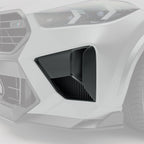 Kies-Motorsports Revozport Revozport   Carbon Fiber Front Bumper Vents for BMW X5M F95 X6M F96 LCI (2023+)