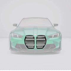 Kies-Motorsports Revozport Revozport  Carbon Fiber Front Grill for BMW G80 G81 M3 G82 G83 M4 2021-2024
