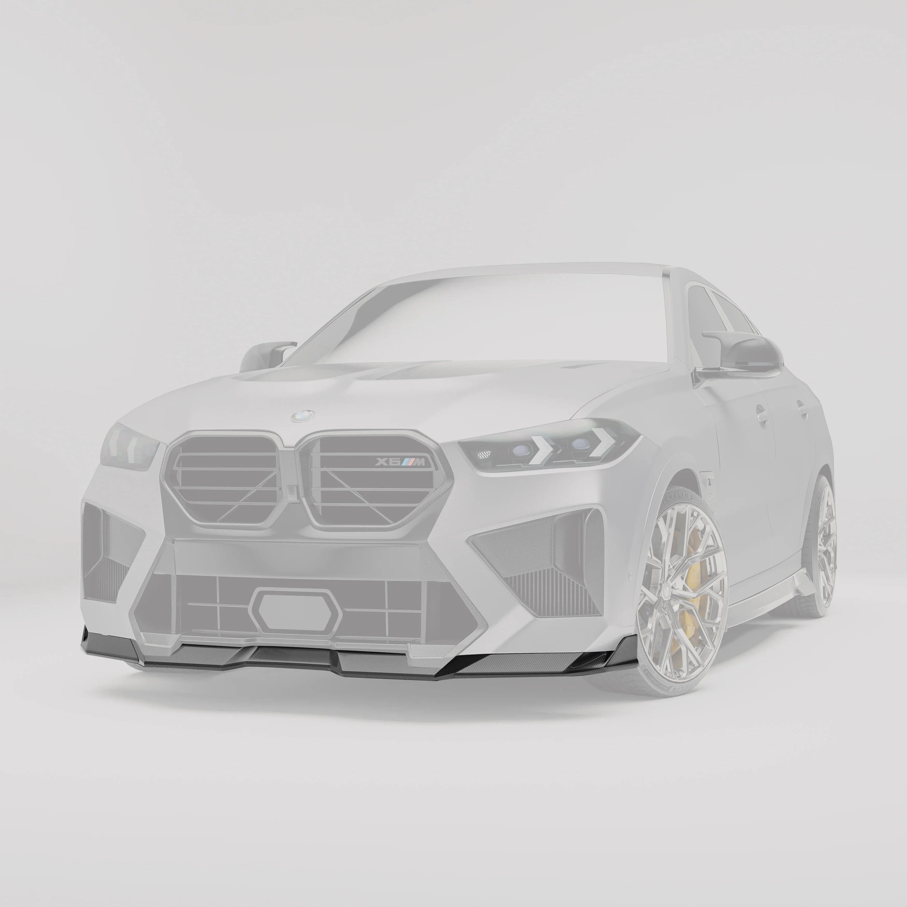 Kies-Motorsports Revozport Revozport   Carbon Fiber Front Lip Diffuser for BMW X6M F96 LCI (2023+)