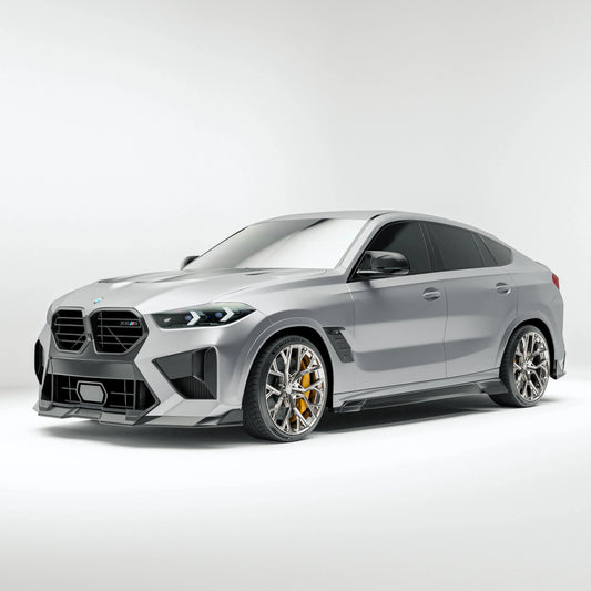 Kies-Motorsports Revozport Revozport   Carbon Fiber Front Lip Diffuser for BMW X6M F96 LCI (2023+)